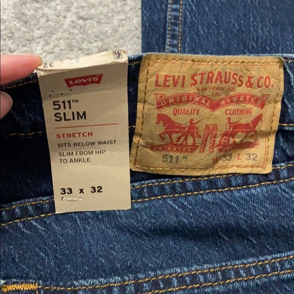 SOLD—-Levi’s 5’11 Slim Fit Stretch Jeans NWT! - Picture 2 of 11